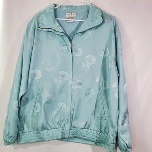 Teal Silk Jacket